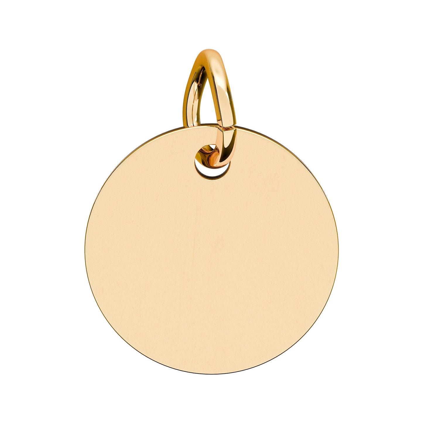 Custom Engravable Birthstone Circle Charm "Best Mom" Pendant