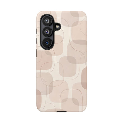 Mid-Centry Pastel tone Protective Phone Case - Tough Design Cover