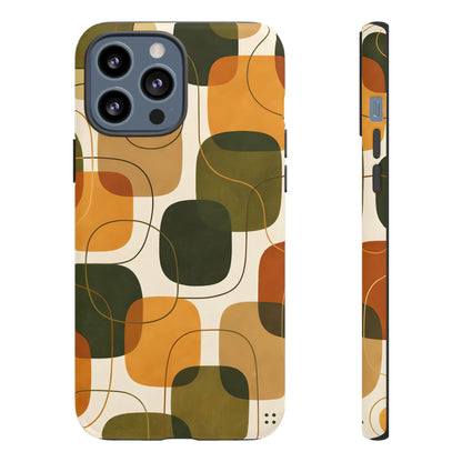 Retro Forest Tone Protective Phone Case — Tough Design Cover