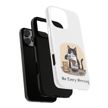Hand drip Cat Tough Cases - Tuxedo Cat Protective Design Cover