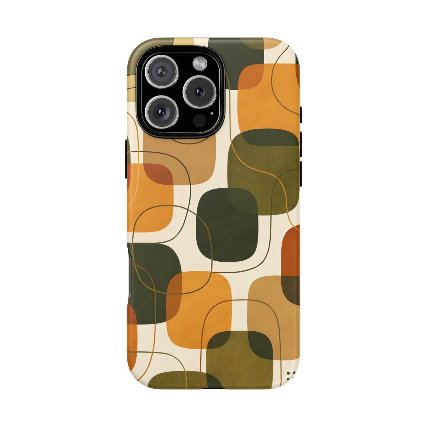 Retro Forest Tone Protective Phone Case — Tough Design Cover