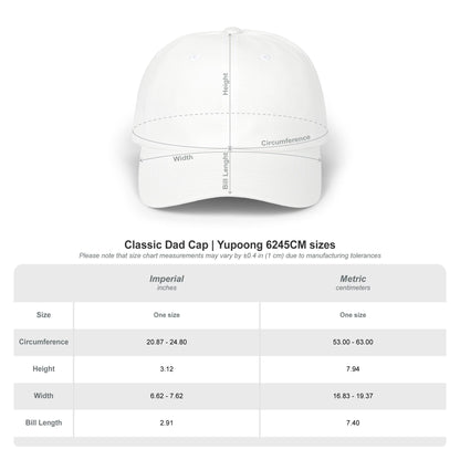 Faith Dad Cap — 'faith.' Front with Heb 11:1 Back Embroidered Baseball Hat