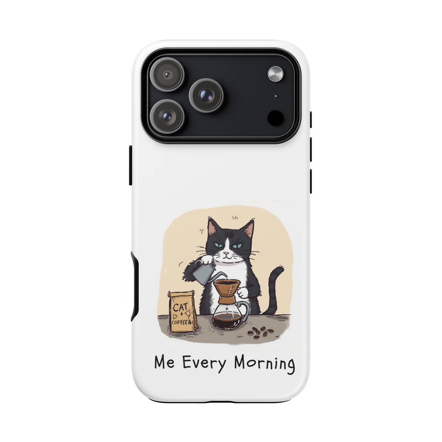 Hand drip Cat Tough Cases - Tuxedo Cat Protective Design Cover