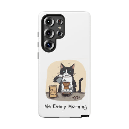 Hand drip Cat Tough Cases - Tuxedo Cat Protective Design Cover