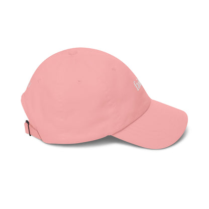 Faith Dad Cap — 'faith.' Front with Heb 11:1 Back Embroidered Baseball Hat