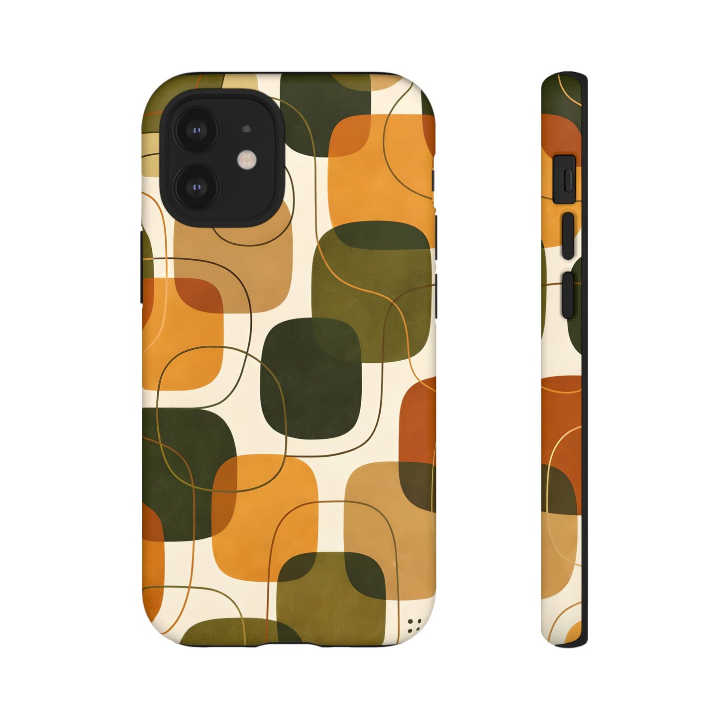 Retro Forest Tone Protective Phone Case — Tough Design Cover