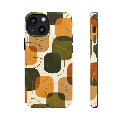 Retro Forest Tone Protective Phone Case — Tough Design Cover
