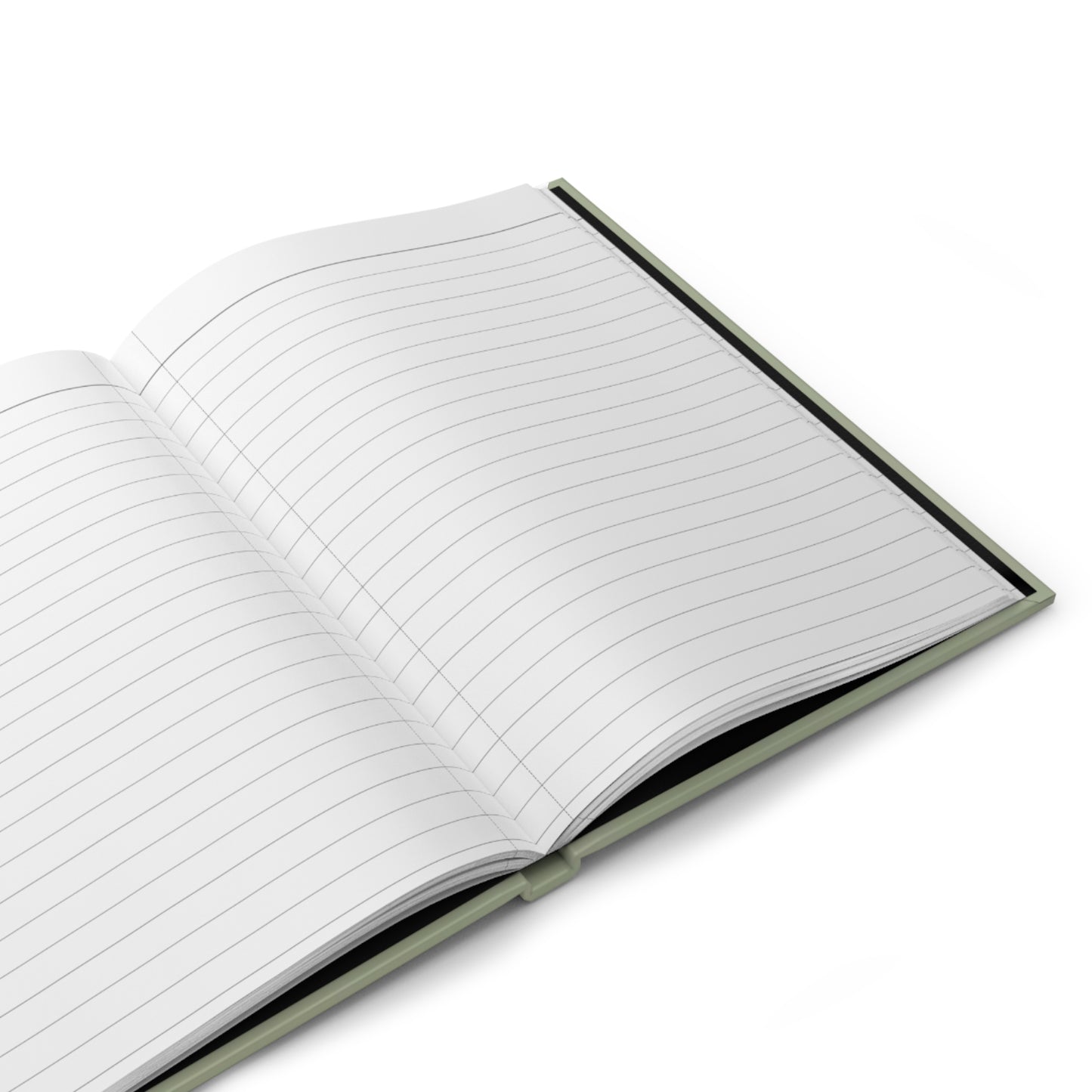 Panda Bamboo Hardcover Journal — Green Matte Notebook for Notes & Journaling