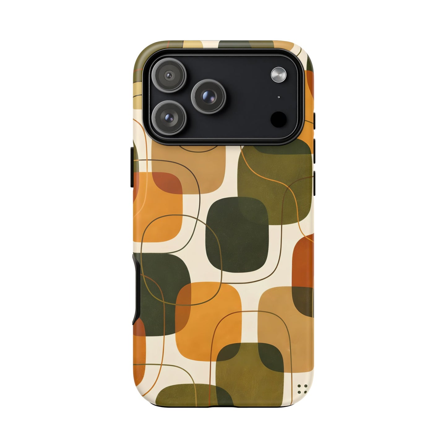 Retro Forest Tone Protective Phone Case — Tough Design Cover