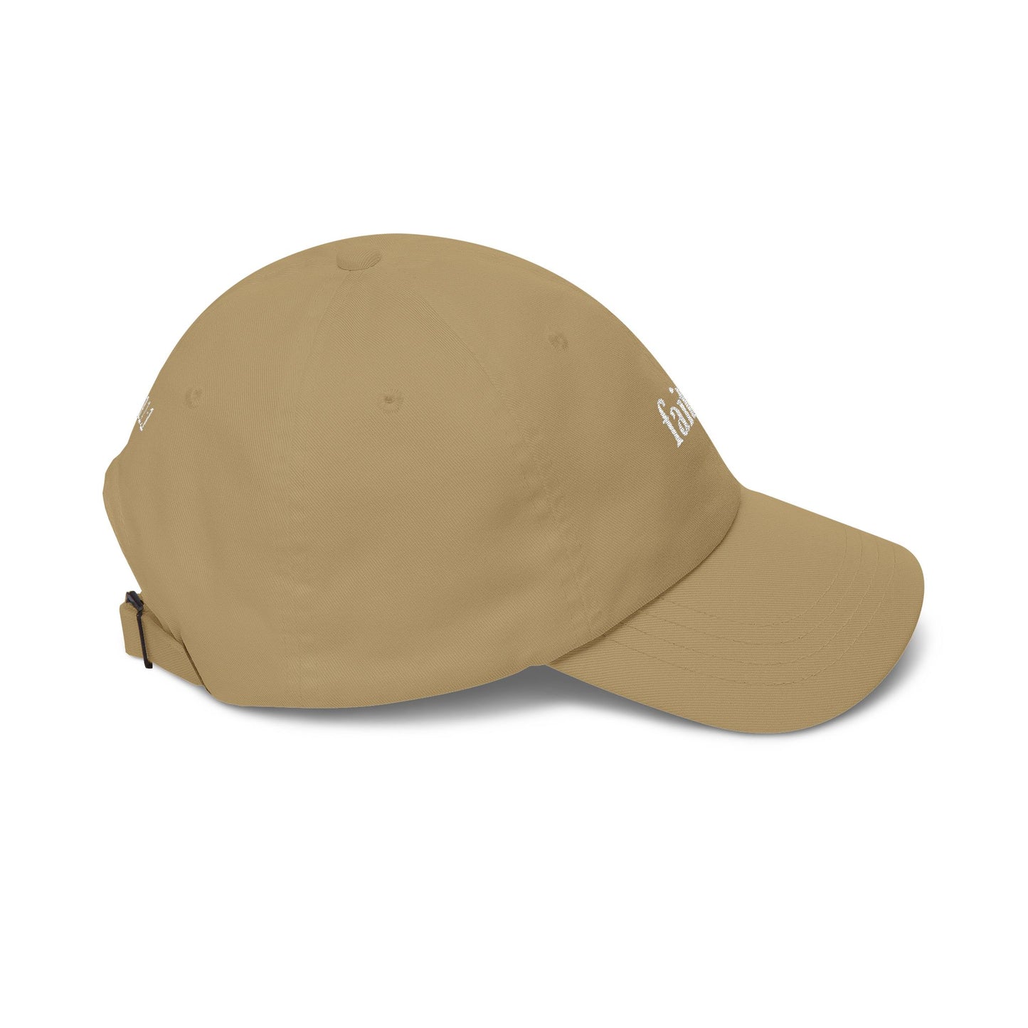Faith Dad Cap — 'faith.' Front with Heb 11:1 Back Embroidered Baseball Hat