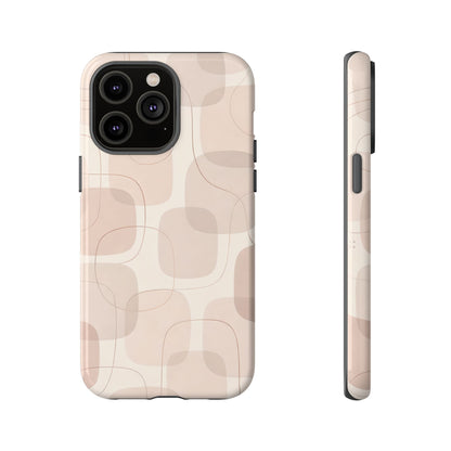 Mid-Centry Pastel tone Protective Phone Case - Tough Design Cover