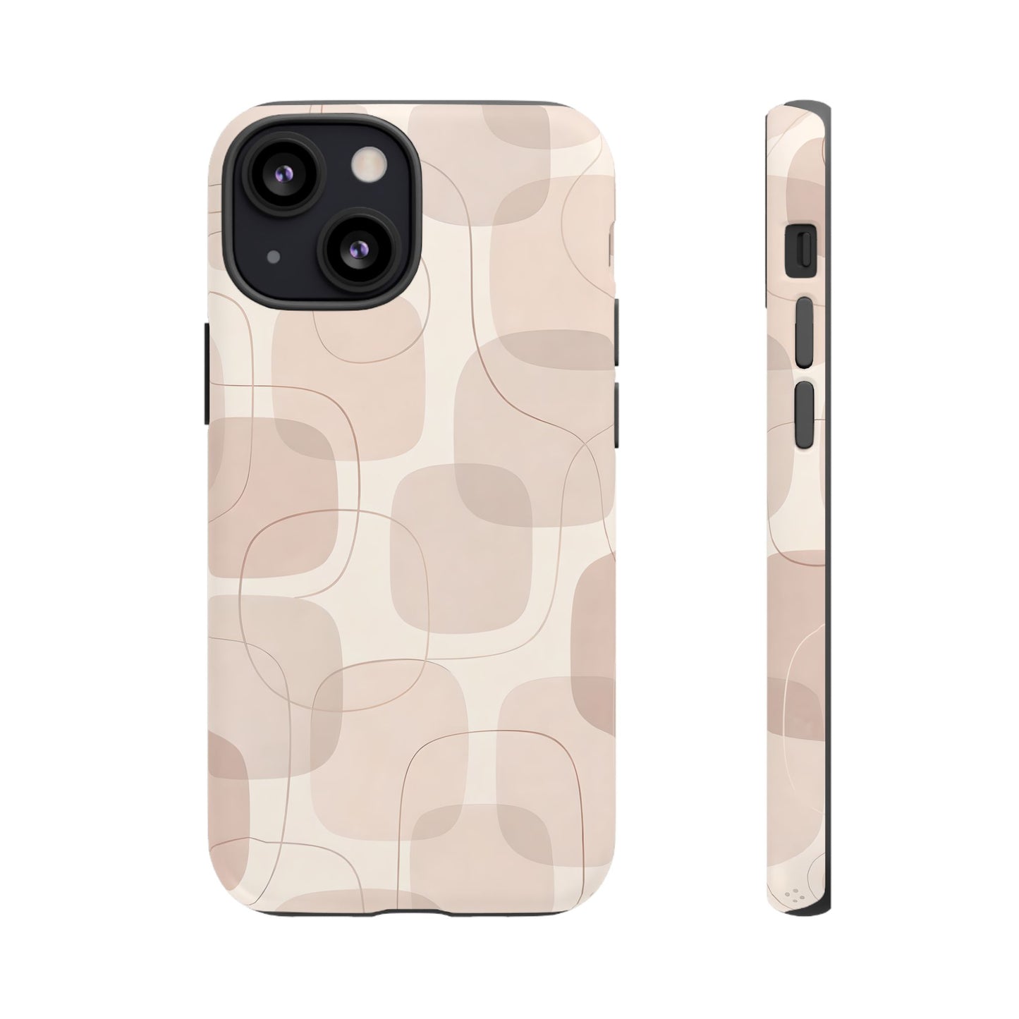 Mid-Centry Pastel tone Protective Phone Case - Tough Design Cover