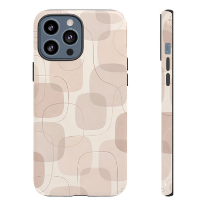 Mid-Centry Pastel tone Protective Phone Case - Tough Design Cover