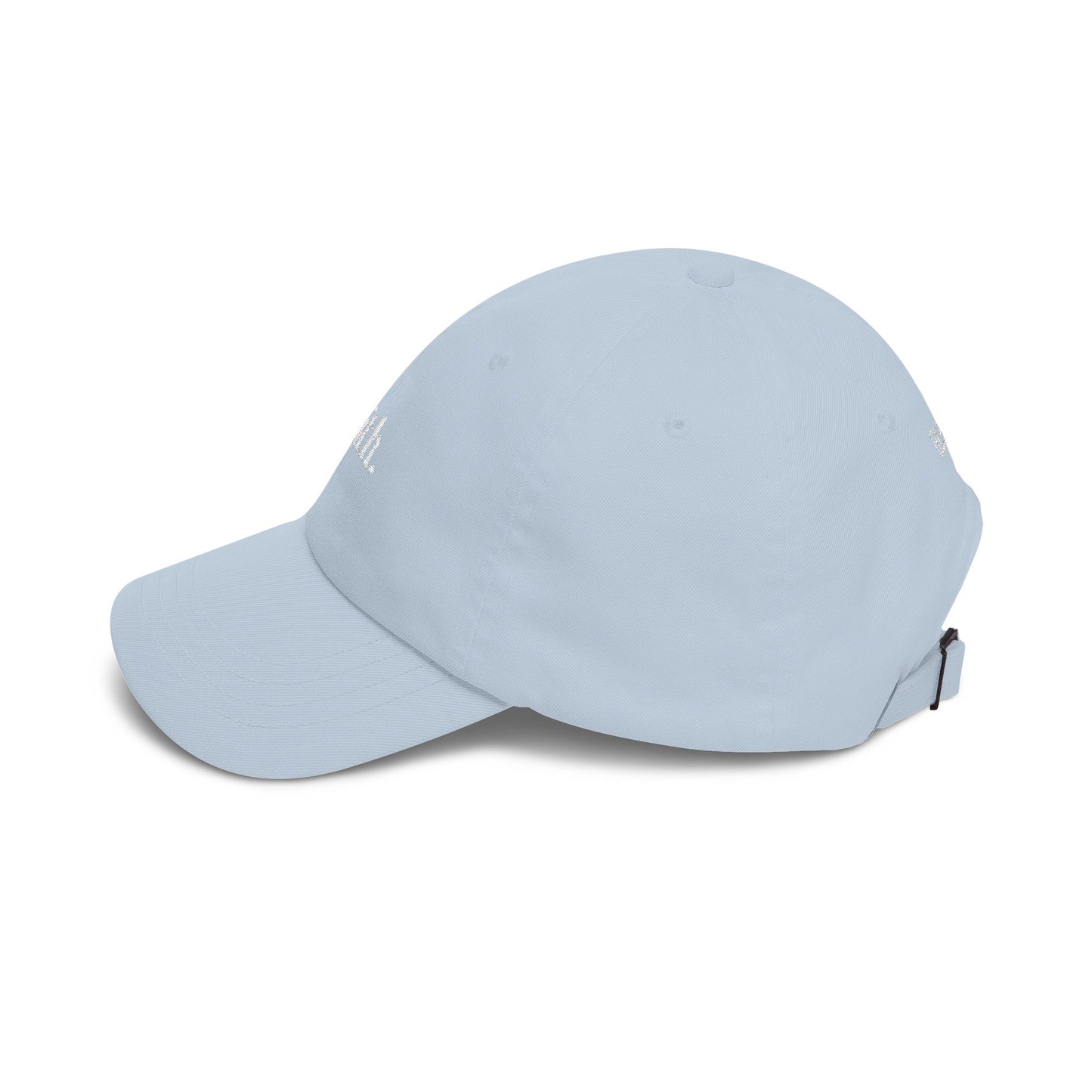 Faith Dad Cap — 'faith.' Front with Heb 11:1 Back Embroidered Baseball Hat
