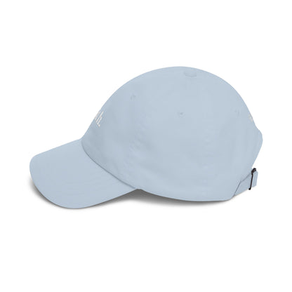 Faith Dad Cap — 'faith.' Front with Heb 11:1 Back Embroidered Baseball Hat