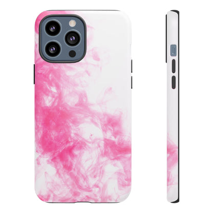Pink water-coloured Protect Tough Phone Design Cover