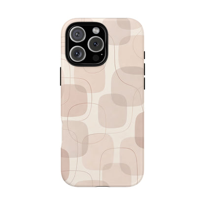 Mid-Centry Pastel tone Protective Phone Case - Tough Design Cover