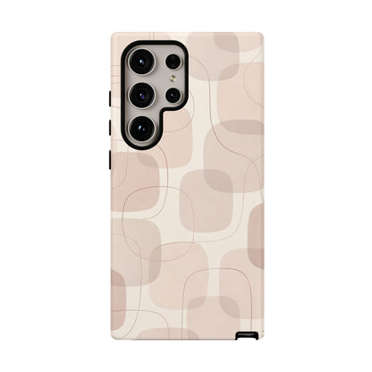 Mid-Centry Pastel tone Protective Phone Case - Tough Design Cover