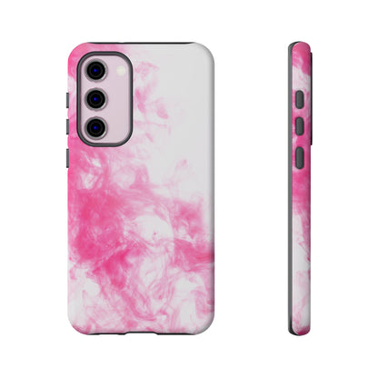 Pink water-coloured Protect Tough Phone Design Cover