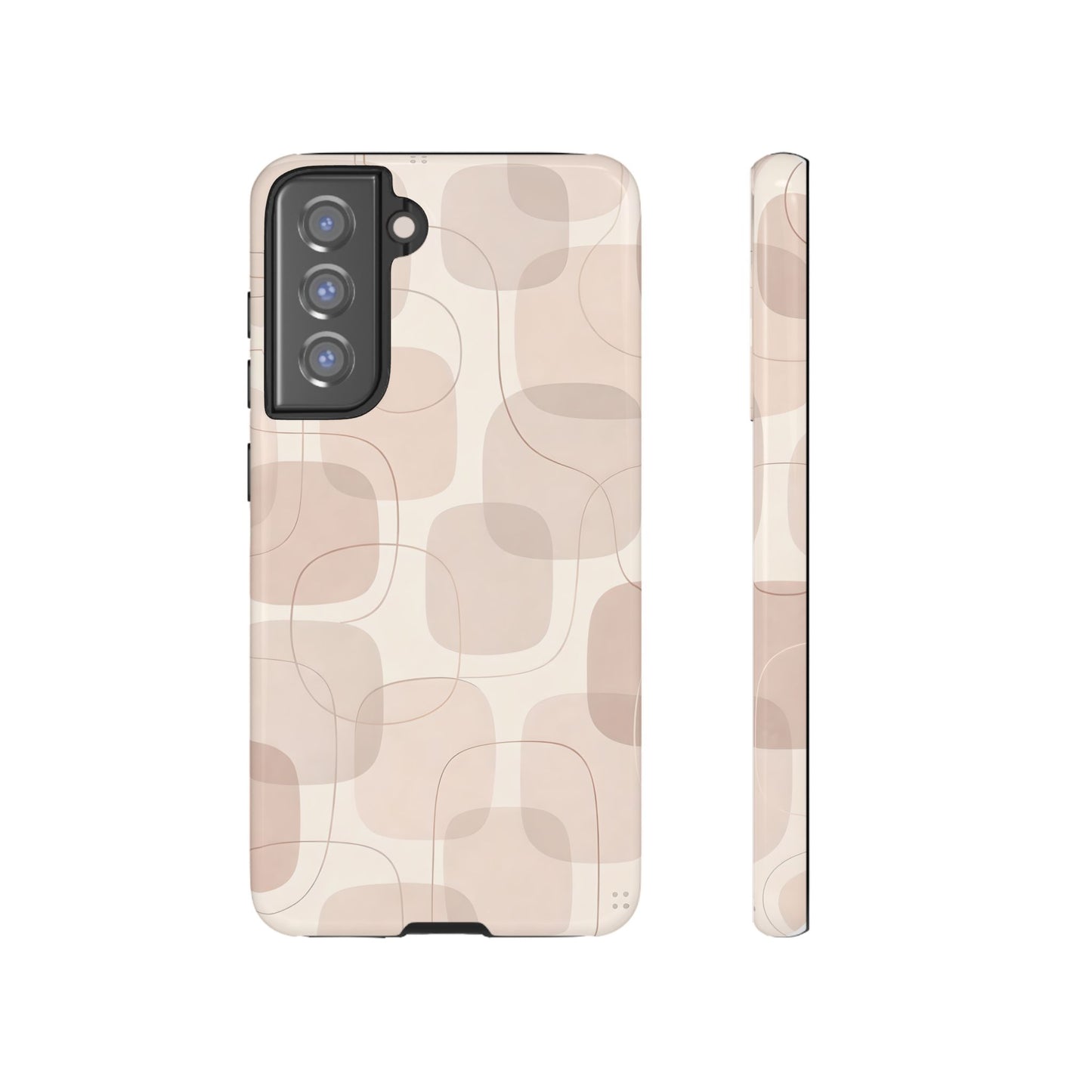 Mid-Centry Pastel tone Protective Phone Case - Tough Design Cover