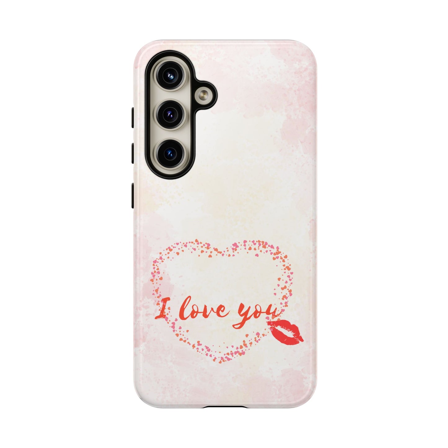 'I Love You' Heart Kiss Protective Design Cover