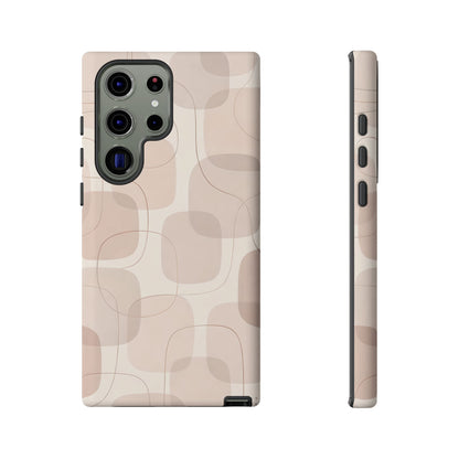 Mid-Centry Pastel tone Protective Phone Case - Tough Design Cover