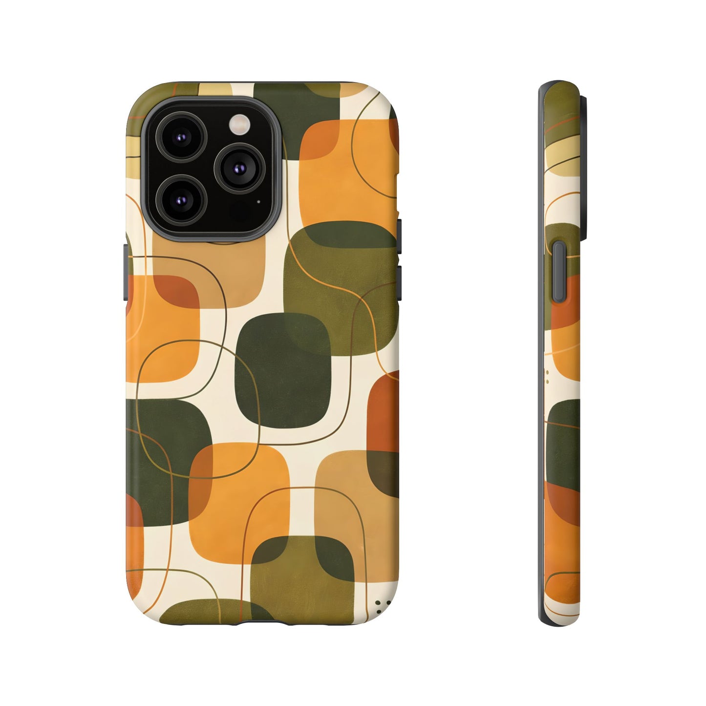 Retro Forest Tone Protective Phone Case — Tough Design Cover