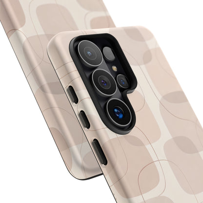 Mid-Centry Pastel tone Protective Phone Case - Tough Design Cover