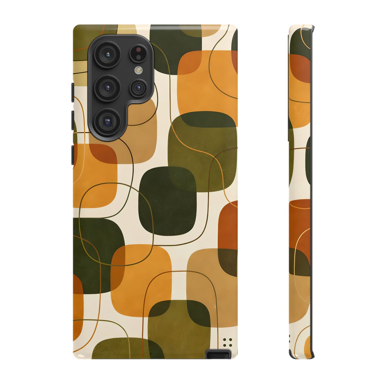Retro Forest Tone Protective Phone Case — Tough Design Cover