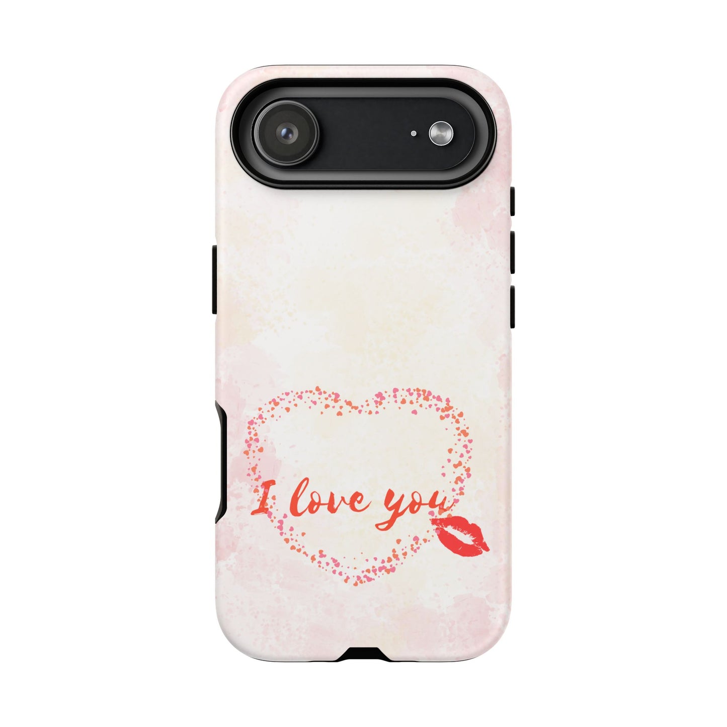'I Love You' Heart Kiss Protective Design Cover
