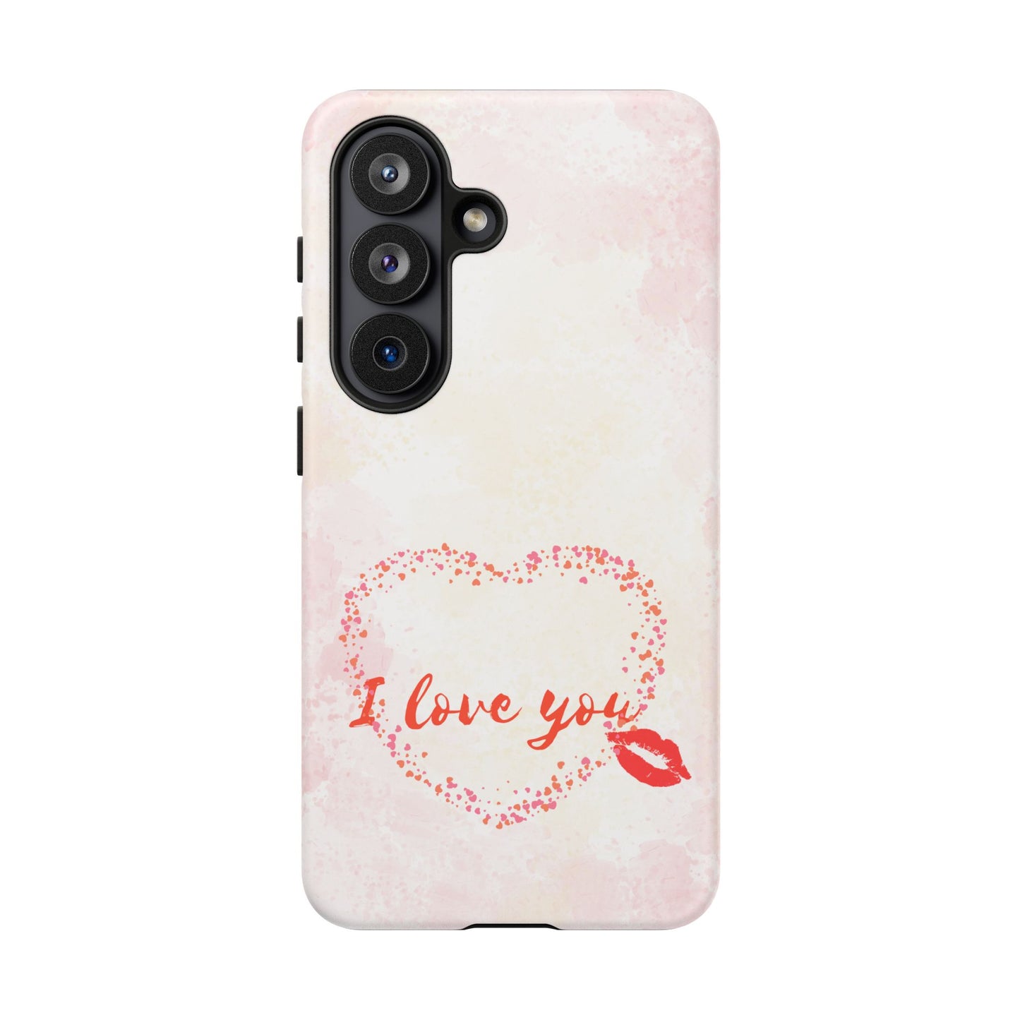 'I Love You' Heart Kiss Protective Design Cover