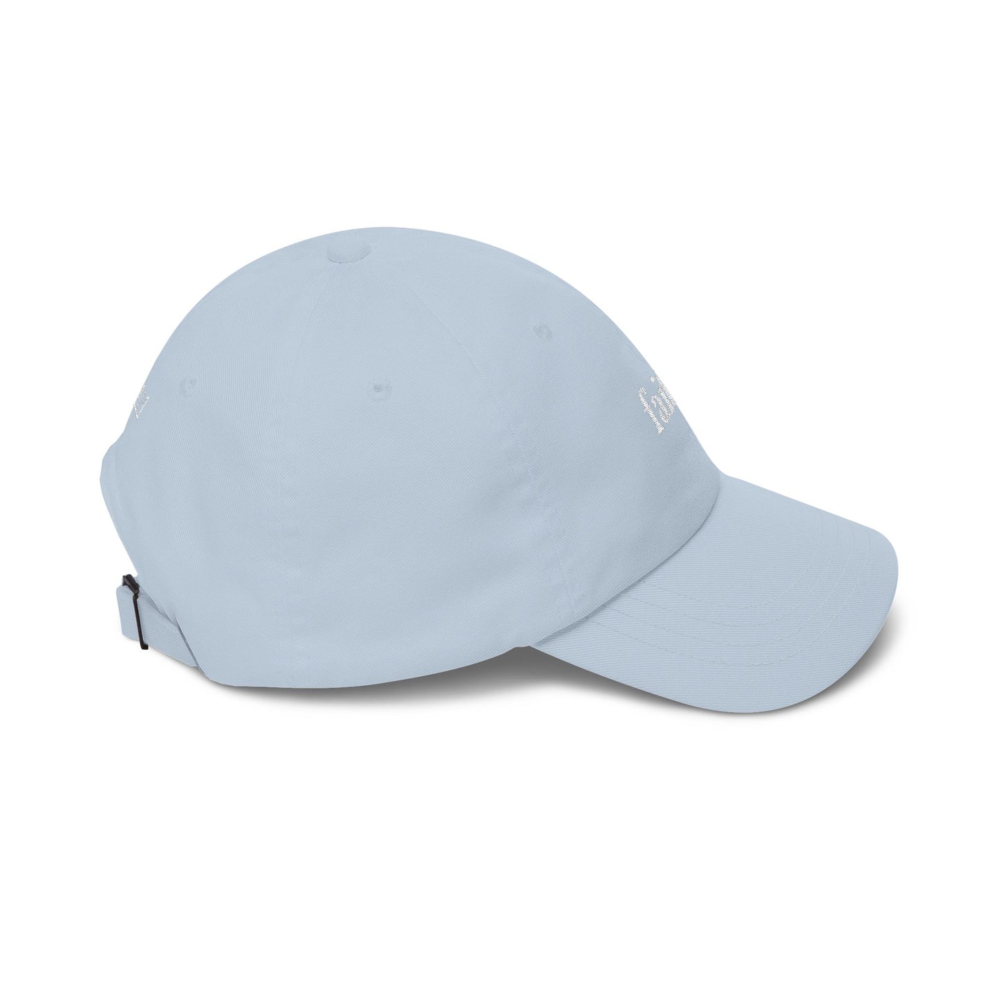 Faith Dad Cap — 'faith.' Front with Heb 11:1 Back Embroidered Baseball Hat