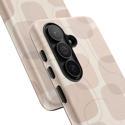 Mid-Centry Pastel tone Protective Phone Case - Tough Design Cover